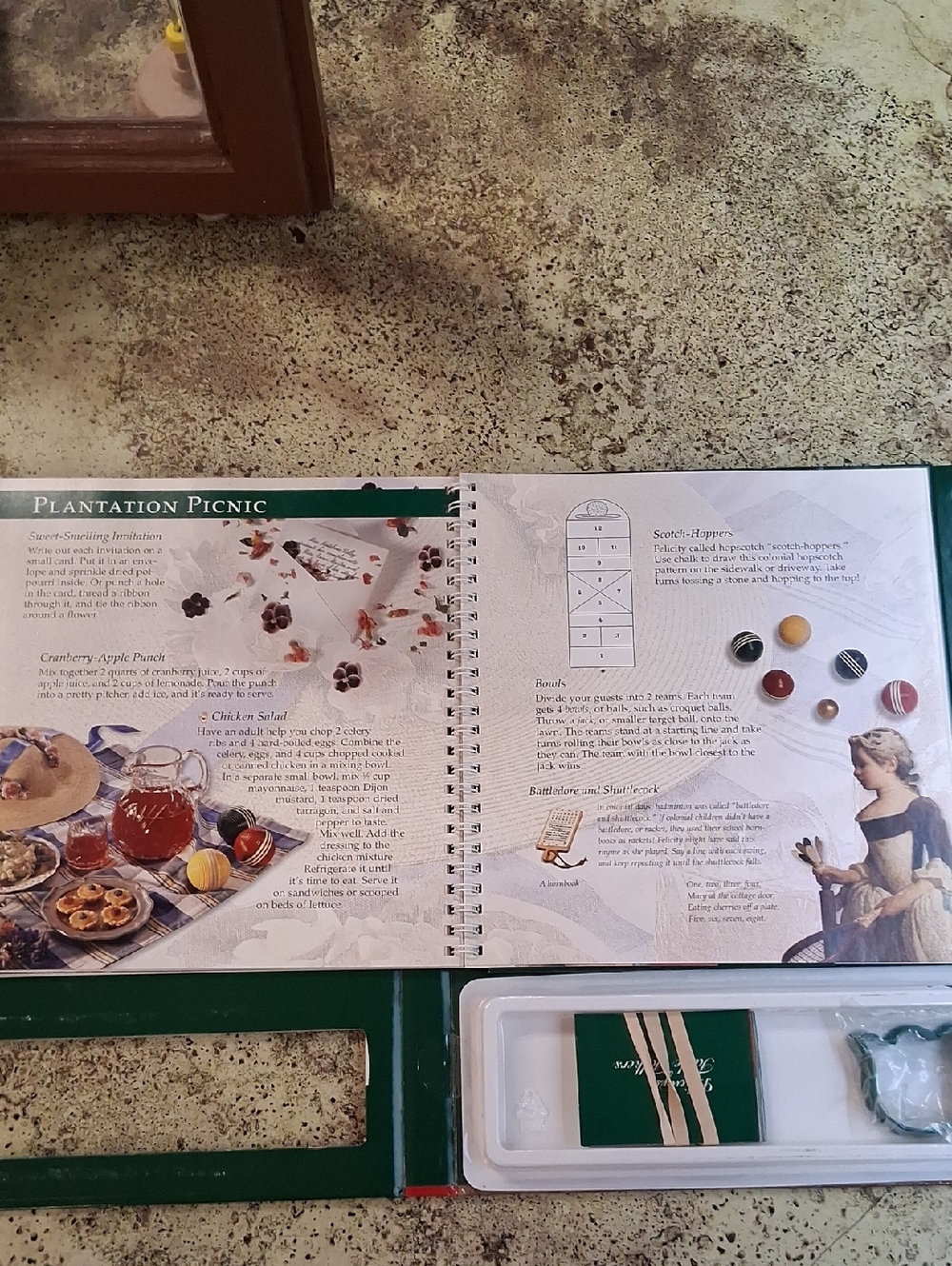 American Girl Felicity's Cooking Studio Kids' Play Kit Homeschool - Picture 13 of 16